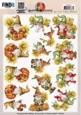 CD12074 Yvonne Creations - Gnomes Sunflower