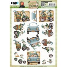 CD12156 Yvonne Creations - Great Gnomes - Driving Gnomes