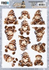 CD12378 Gnomie Holidays - Brown