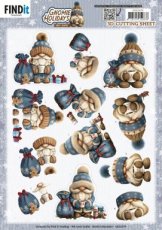 CD12379 Gnomie Holidays - Navy