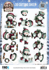 Whimsical Christmas - Snowmen