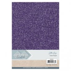 CDEGP001 Card Deco Essentials Glitter Paper Dark Purple