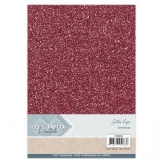 CDEGP016 Card Deco Essentials Glitter Paper Bordeaux