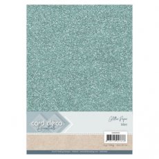 Card Deco Essentials Glitter Paper Mint