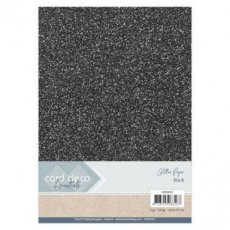 CDEGP021 Card Deco Essentials Glitter Paper Black