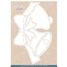 Stencil - Card Deco Essentials - Ruby Christmas Bells - A5