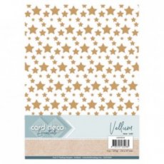 CDEVE004 Card Deco Essentials - Vellum - Stars Gold