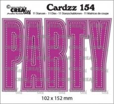Crealies Cardzz no 154 PARTY