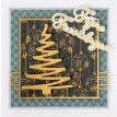 CR1670 Hot Foil Fijne Feestdagen