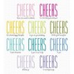 CS-741 How to Say Cheers Clear Stamps