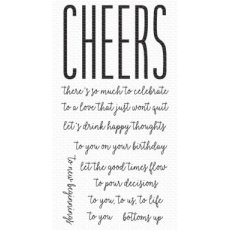 CS-741 How to Say Cheers Clear Stamps
