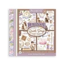 Quiet Days Rub-On 6,1x6,1 Inch Assortment (6pcs)