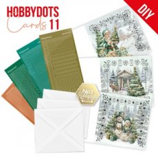 11 Hobbydots Cards - Enchanting Christmas