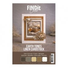 FITCBA5001 Linen Cardstock Pack A5 - Earth Tones