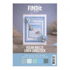 FITCBA5002 Linen Cardstock Pack A5 - Ocean Breeze