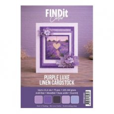 FITCBA5003 Linen Cardstock Pack A5 - Purple Luxe Pack