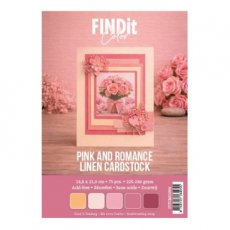 FITCBA5004 Linen Cardstock Pack A5 - Pink and Romance Pack
