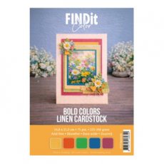 FITCBA5008 Linen Cardstock Pack A5 - Bold Colors Pack