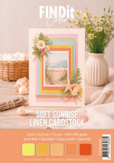 FITCBA5009 Linen Cardstock Pack A5 - Sunset Warm Pack