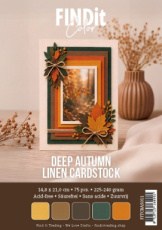 FITCBA5011 Find It Color - Linen Cardstock Pack A5 - Deep Autumn Pack