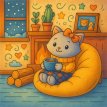 FITCCS10001 Cozy Colouring Cards Set - Winter Friends