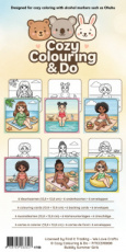 FITCCS10008 Cozy Colouring Cards Set - Bubbly Summer Girls