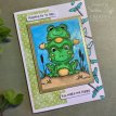 FRS1044 Hopping Gnome Clear Stamps