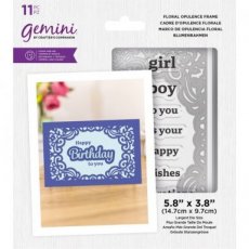 Gemini Floral Opulence Frame Stamp & Die