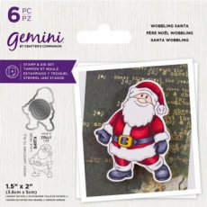 Gemini Wobbling Santa Stamp & Die