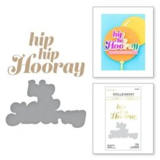 GLP-388 Spellbinders Glimmering Hooray Hot Foil Plate & Die Set
