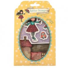 Gorjuss Rubber Stamps Collecting Light As A Feather