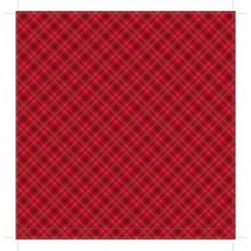 Core' dinations patterned single-sided 12x12" red plaid