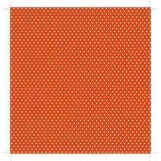 Core' dinations patterned single-sided 12x12" orange sm. dot