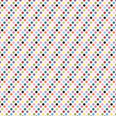 Core' dinations patterned single-sided 12x12" l.pink dot