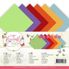 JA-A5-10013 .Linen Cardstock Pack - A5 - Jeanine's Art - Butterfly Touch