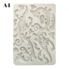KACMA403 Art Stories A4 Big Silicon Mould Swirls