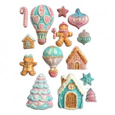 KACMA583 Candy Christmas A5 Silicon Mould Gingerbreads