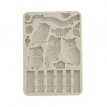 KACMA585 The Owl's House A5 Silicon Mould Owls and Branch