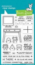 LF2504 Lawn Fawn Virtual Friends Clear Stamps
