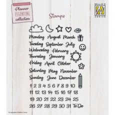 NSCS008 Clear Stamps Planner Essentials EN 61st.
