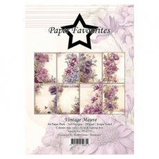 Vintage Mauve A6 Paper Pad