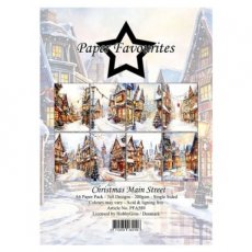 Christmas Main Street A6 Paper Pad