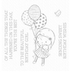 RAM-018 Beautiful Birthday Girl Clear Stamps