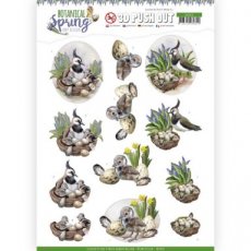 SB10436 3D Pushout - Amy Design - Botanical Spring - Lapwing