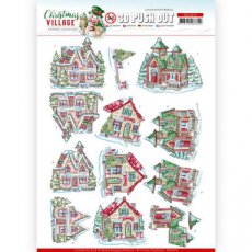 SB10474 3D Push Out - Yvonne Creations - Christmas Village - Christmas Houses