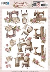 3D Push out Sheet - Amy Design - Sewing Serenity - Sewing Machine
