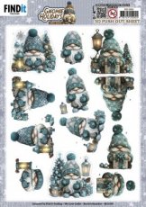 3D Pushout Sheet - Berries Beauties - Gnomie Holidays - Emerald