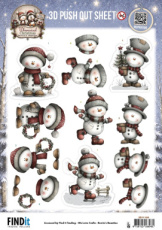 Whimsical Christmas - Snowmen