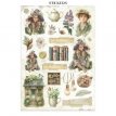 SBJK09 Herbarium Silvae Junk Journal Stickers, Backgrounds, Cut-Outs