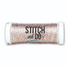 Stitch And Do Sparkles Embroidery Thread - Multicolor Red